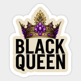 Black Queen - Black Woman Sticker